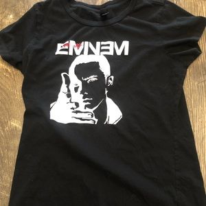 Eminem Slim Shady Vintage T Shirt Ladies M Black